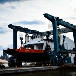 Great Lakes Shipyard Kelleys Island Ferry Boat Line Ferry CARLEE EMILY